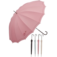 Embroidered Stick Umbrella