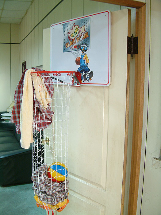 Backboard/hoop ring