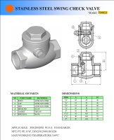 Stainless Steel Swing Check Valve