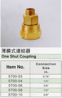 One Shut Coupling