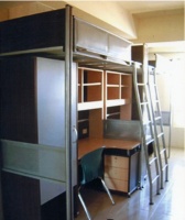 High Single Bunk Bed Set