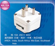 WORLD ADAPTOR PLUGS TRAVEL SET