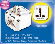 WORLD ADAPTOR PLUGS TRAVEL SET