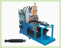 Motorcycle shock-absorber seam-welding machine