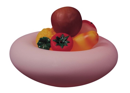 LED glass fruit bowl light