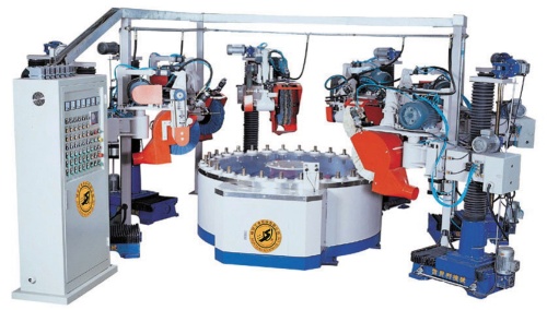 AUTOMATIC ROTARY BUFFING MACHINE