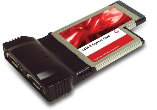 SATA II 2 CHANNEL EXPRESS CARD