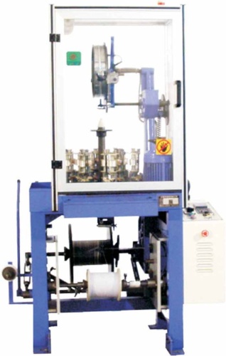 Electrical wire and cable braiding machines