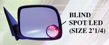 LED side-view signal mirrors