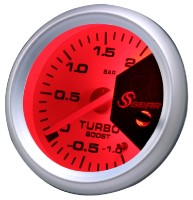 LED 7-color changeable boost gauge