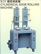 CYLINDRICAL EDGE ROLLING MACHINE