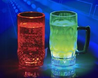 flashing photoelectric glass cups