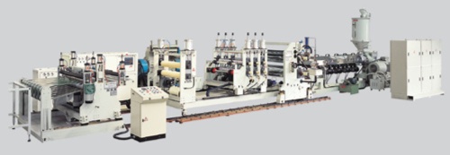 PP Corrugated Sheet Extrusion Line