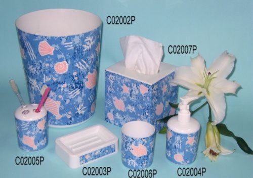 Bathroom set (Ocean 6 pcs)