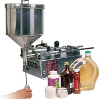 High-viscosity fluid filling machine