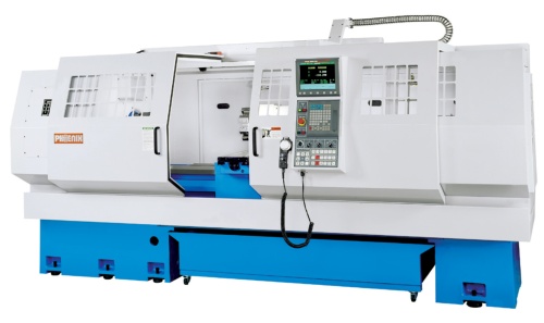 Flat bed CNC lathe