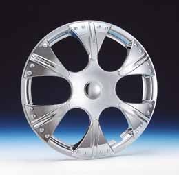 ABS WHEEL COVER, CHROME, SILVER