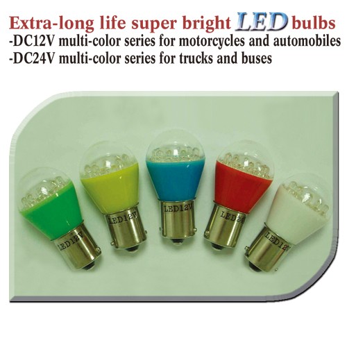 Extra-long life super bright LED bulbs