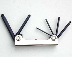 Folding Type Ball Point Hex Key Set