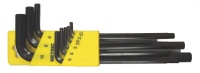 9PCS LONG ARM HEX KEY SET