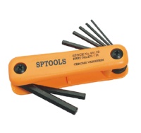 7PCS NYLON FOLD UP HEX KEY SET