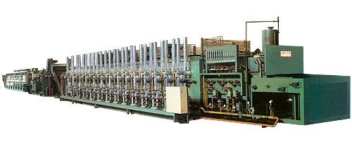 CONTINUOUS BRIGHT CARBURIZING (TEMPERING) QUENCHING FURNACE (GAS BURNER HEATING TYPE)