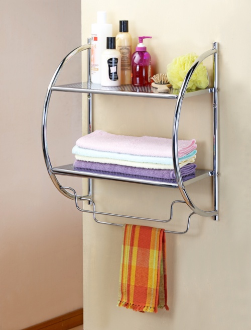 BATH ROOM WALL RACK