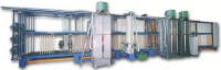 Double painting units provide highefficiency painting operations.