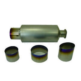 Titanium muffler and tailpipe