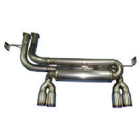 Titanium muffler and tailpipe for BMW M3(E46)