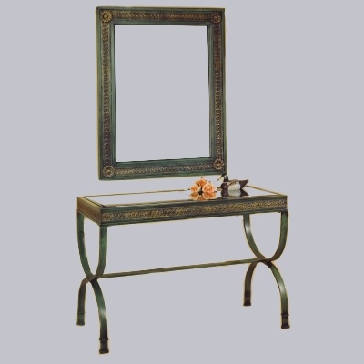 Mirror & Console Table