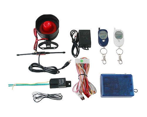 REMOTE LED CAR ALARM SYSTEM