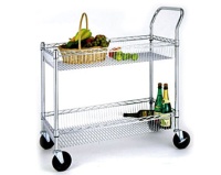 Iron Wire Basket Trolley