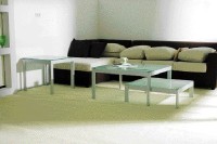 Aluminum coffee table