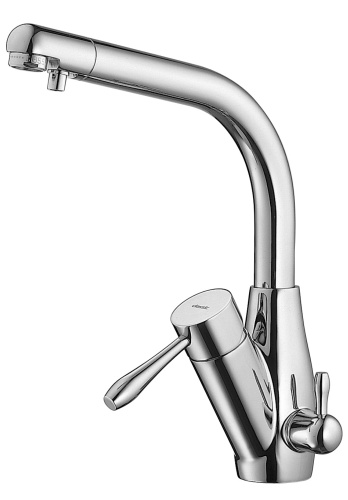 Dual purpose kitchen faucet