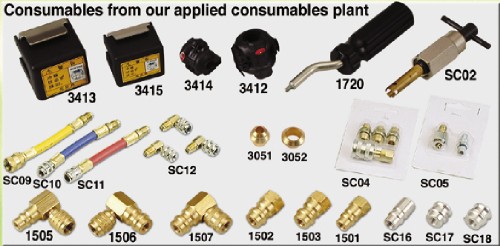 Car Air Conditioning & Refrzgeration Parts, A/C Compressors Core, O-ring Kit, Orifice Tubes, OEM Pla