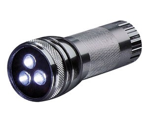 3pcs LED's Power Flashlight