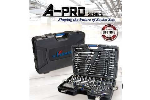 The A-PRO 193 PCS 1/4”+3/8”+1/2”DR. Socket Set